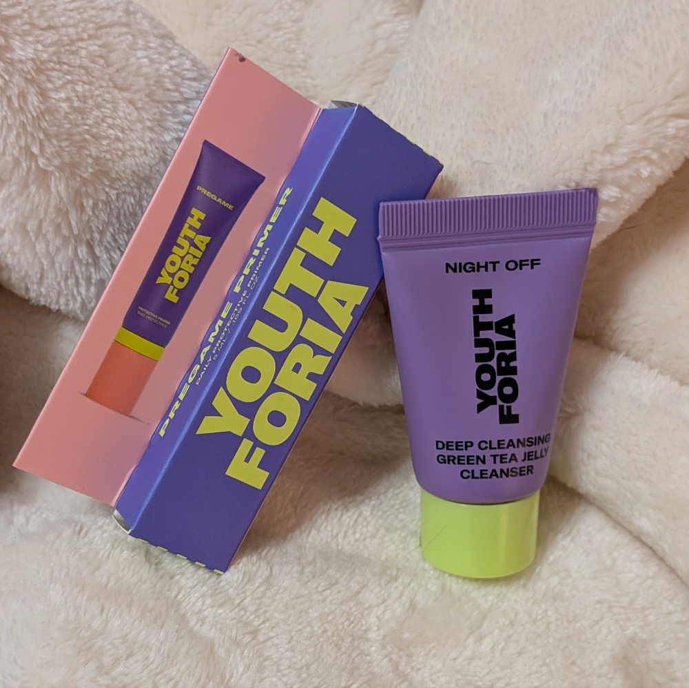 Youthforia Mini Set – Pregame Primer + Night Off Cleanser